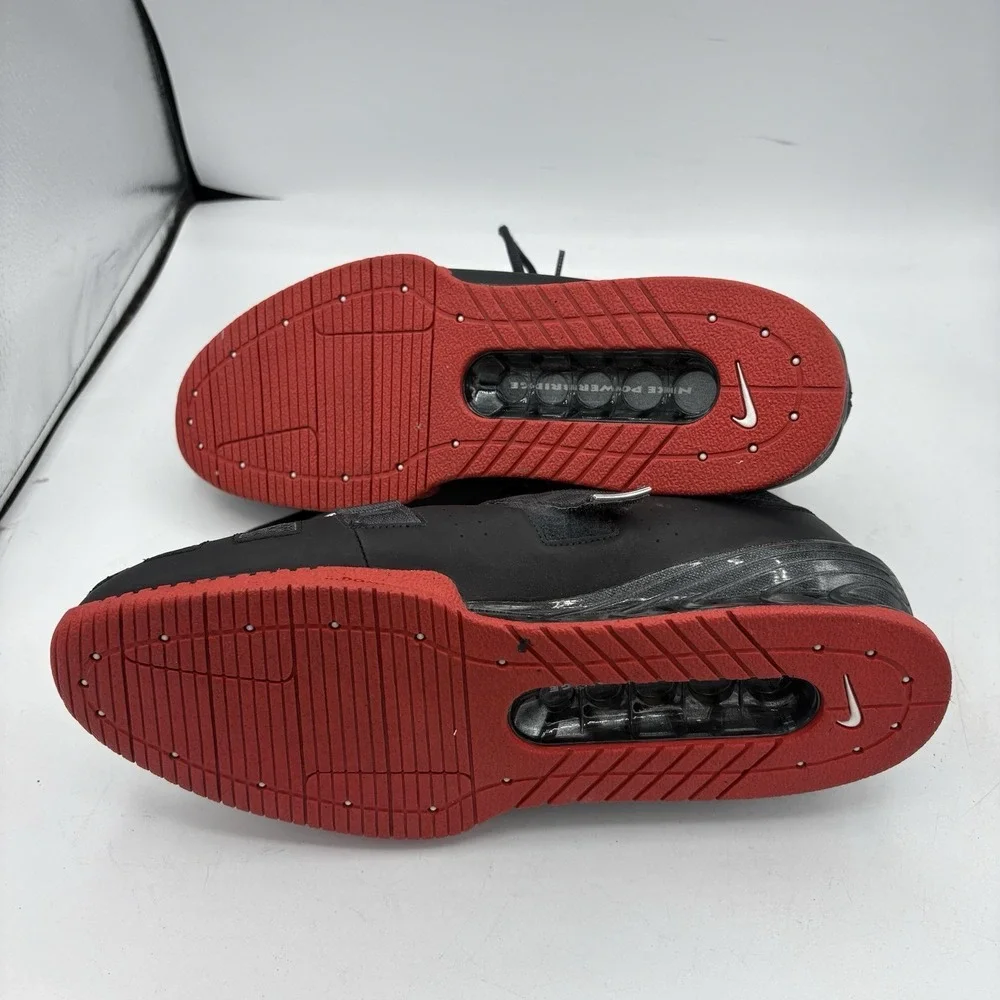 Nike Weightlifting Shoes Mens Size 12.5 Romaleos 2 Red Black White